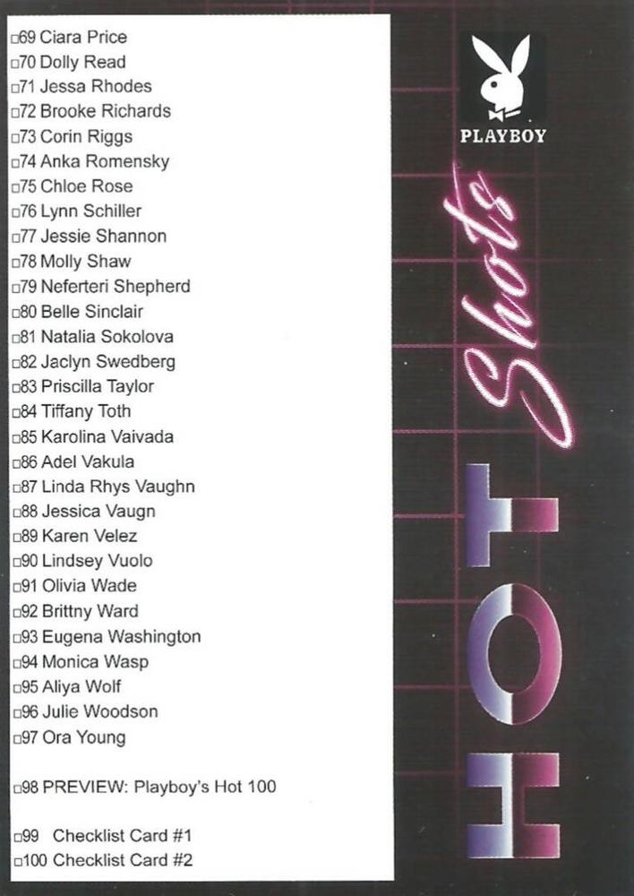 2023 Playboy Hot Shots